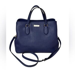 kate spade Purple/bluish Saffiano Leather Crossbody Satchel excellent condition